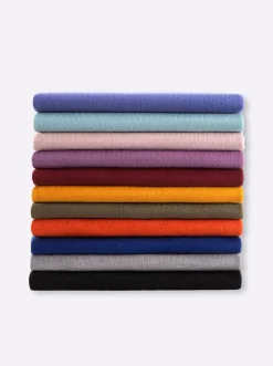 Basics| Rollkragenpullover mit Ripp-Bündchen terra