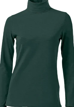 Shirts|heine Rollkragenshirt in figurbetonter Form grün