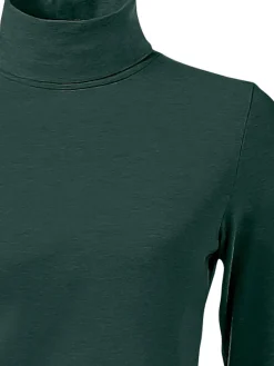 Shirts|heine Rollkragenshirt in figurbetonter Form grün