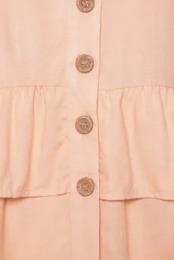 Strandmode|LASCANA Rüschenbluse peach