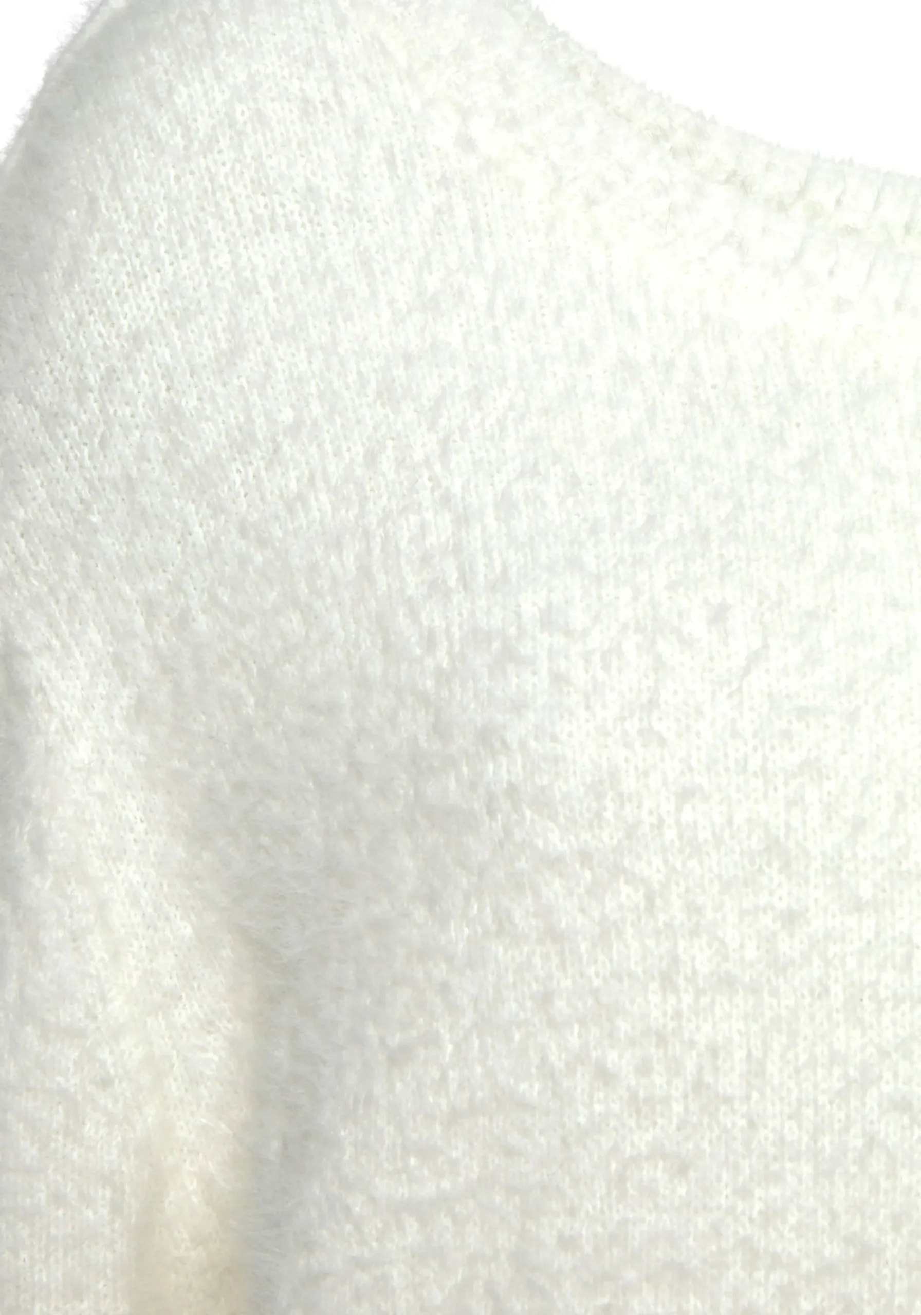 Strandmode|Pullover|LASCANA Rundhalspullover naturweiß