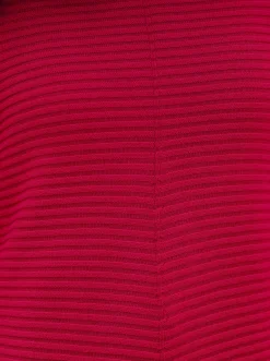 Pullover| Rundhalspullover rot