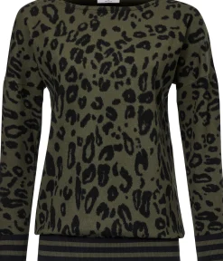 Pullover|heine Rundhalspullover oliv