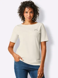 Shirts|CREATION L PREMIUM Rundhalsshirt champagner