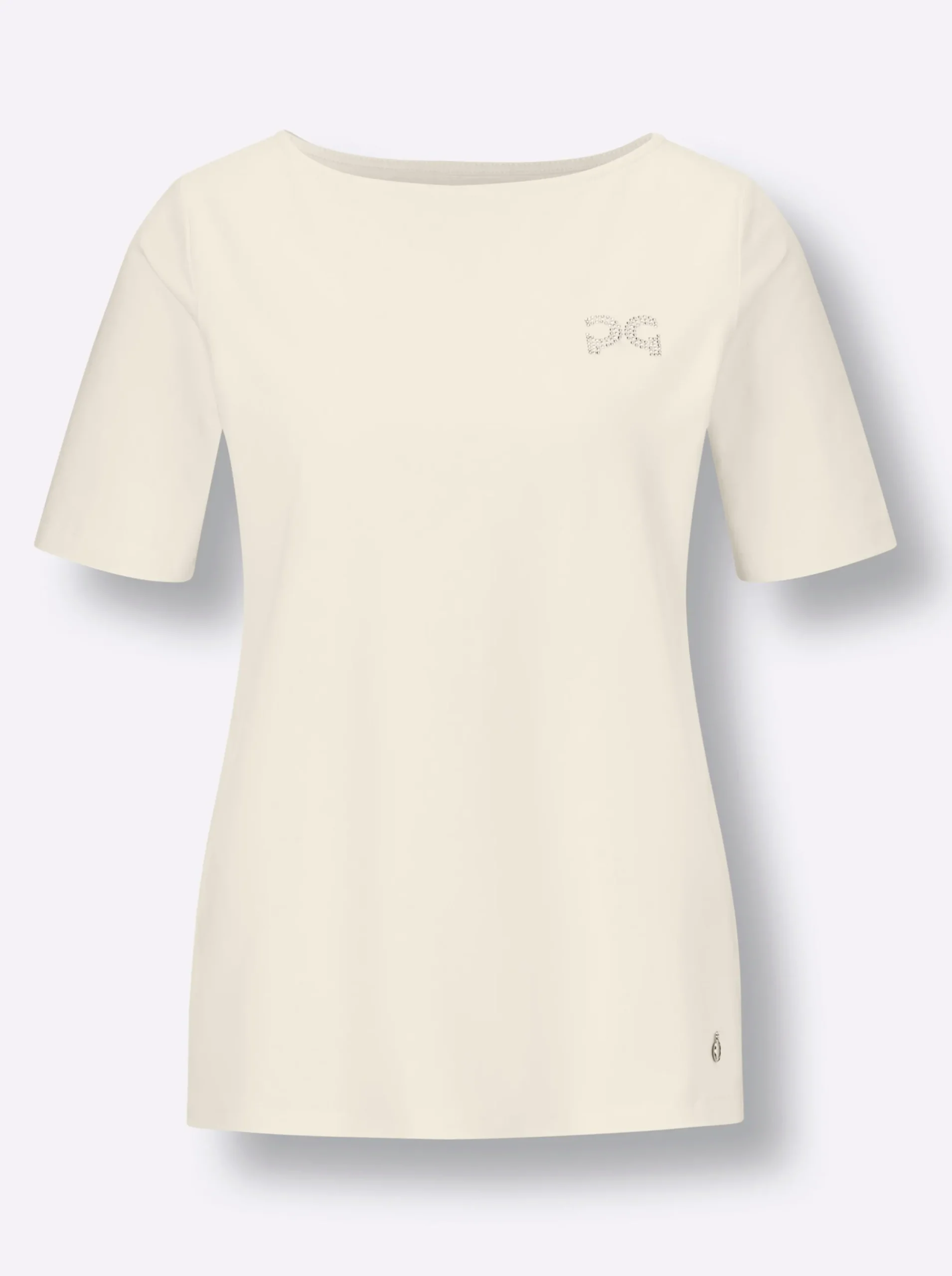 Shirts|CREATION L PREMIUM Rundhalsshirt champagner