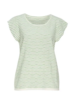 Shirts|Vivance Rundhalsshirt creme-grün