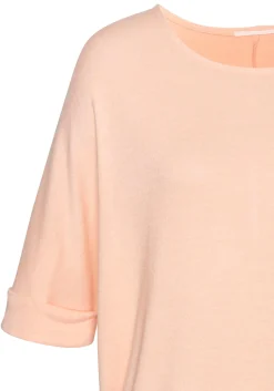 Strandmode|LASCANA Rundhalsshirt peach