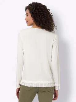 Pullover|heine Rundhalsshirt ecru
