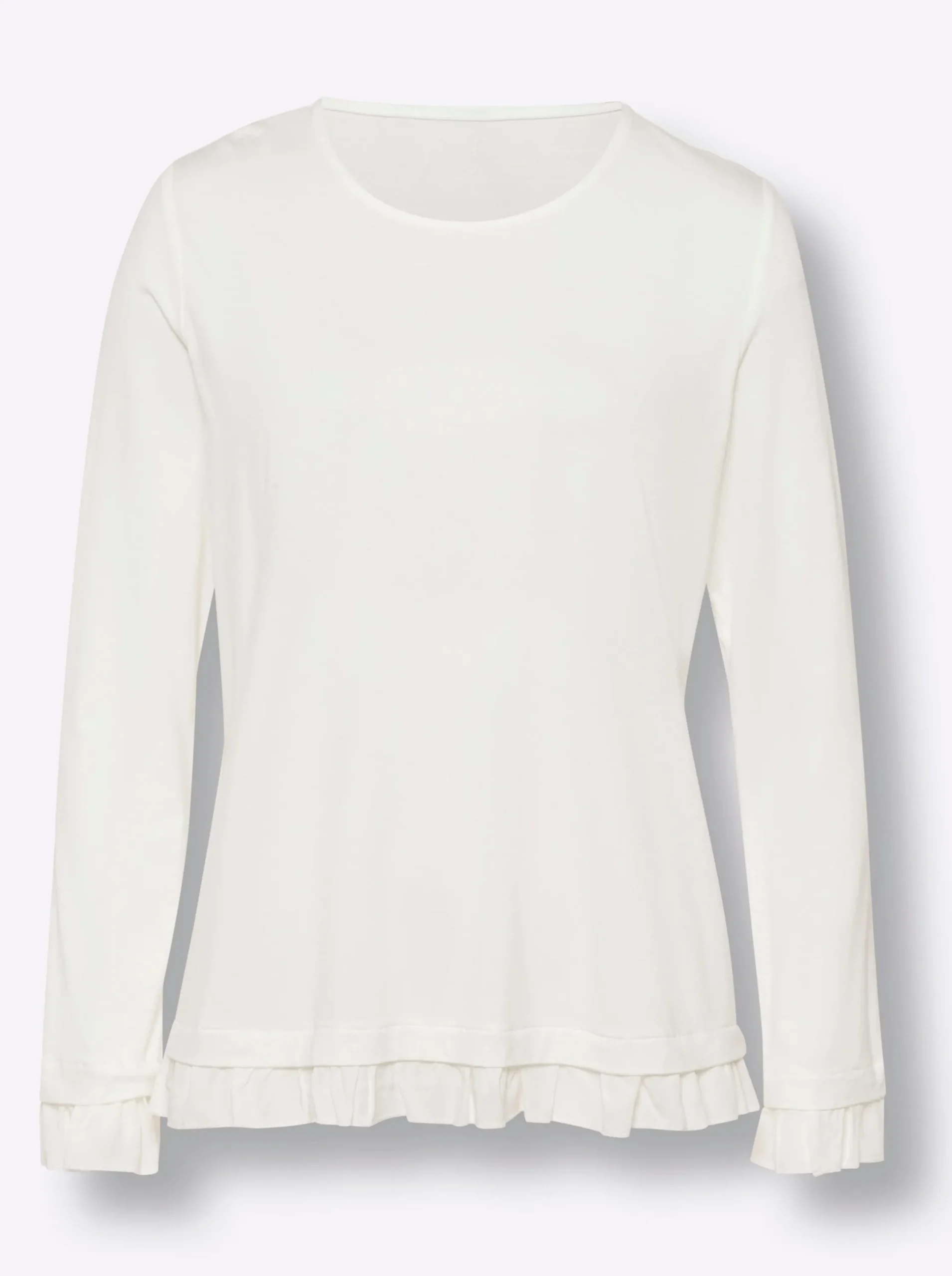 Pullover|heine Rundhalsshirt ecru