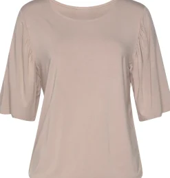 Strandmode|Shirts|Vivance Rundhalsshirt sand
