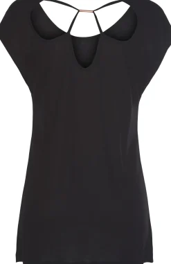 Strandmode|LASCANA Rundhalsshirt schwarz
