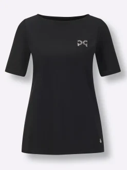 Shirts|CREATION L PREMIUM Rundhalsshirt schwarz