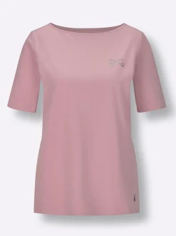 Shirts|CREATION L PREMIUM Rundhalsshirt hortensie