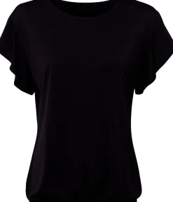 Strandmode|LASCANA Rundhalsshirt rot,schwarz