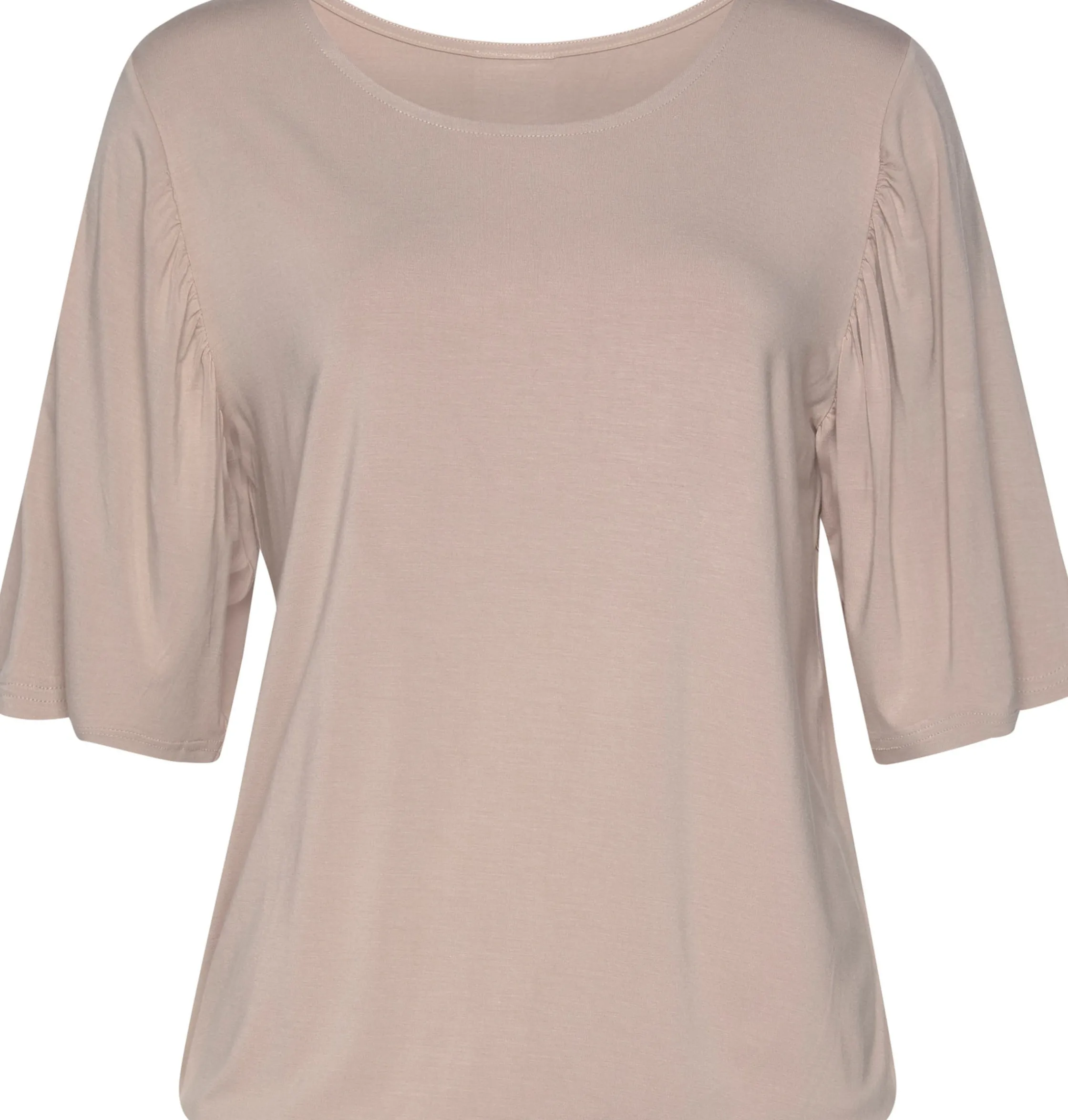 Strandmode|Shirts|Vivance Rundhalsshirt sand,schwarz