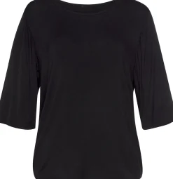 Strandmode|Shirts|Vivance Rundhalsshirt sand,schwarz