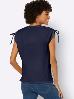 Strandmode|Shirts| Rundhalsshirt marine