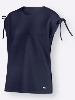 Strandmode|Shirts| Rundhalsshirt marine