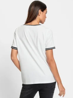 Shirts|heine Rundhalsshirt mit Print weiß