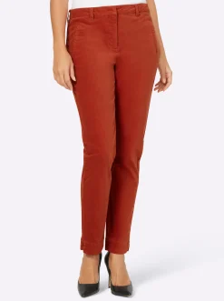 Hosen| Samthose rostrot