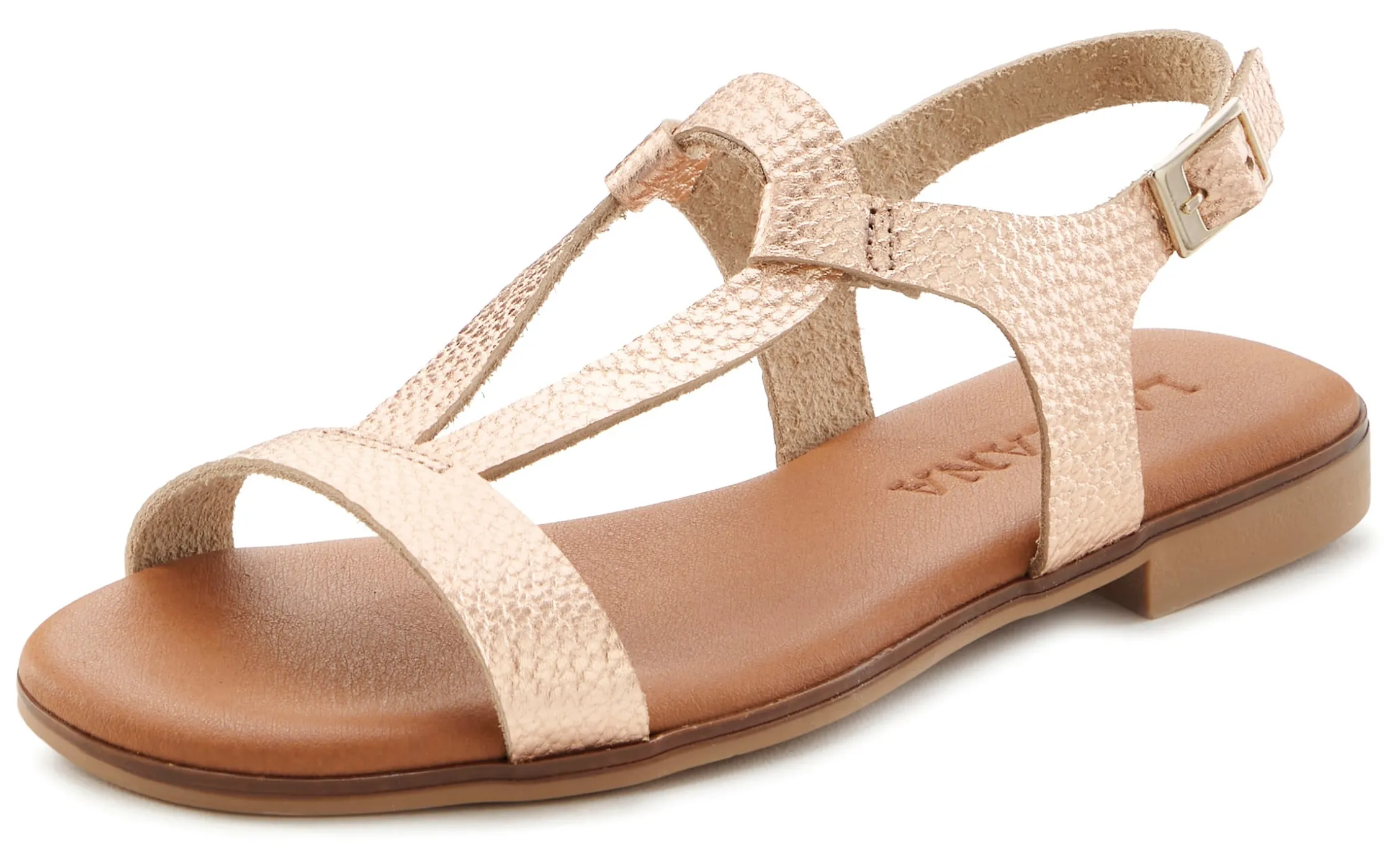 Sandalen & Sandaletten|LASCANA Sandale roségoldfarben