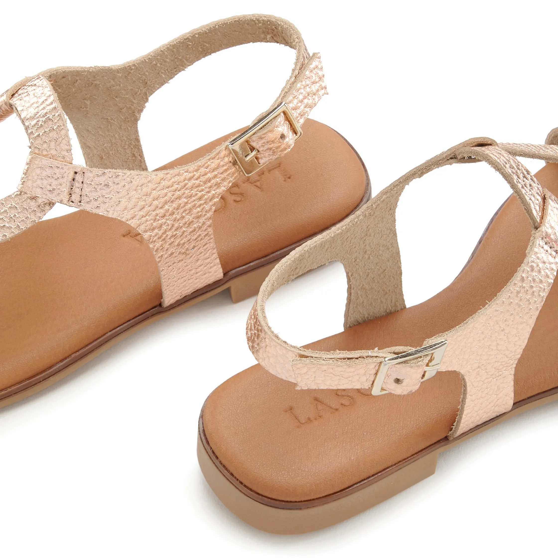 Sandalen & Sandaletten|LASCANA Sandale roségoldfarben
