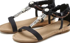 Sandalen & Sandaletten|LASCANA Sandale schwarz