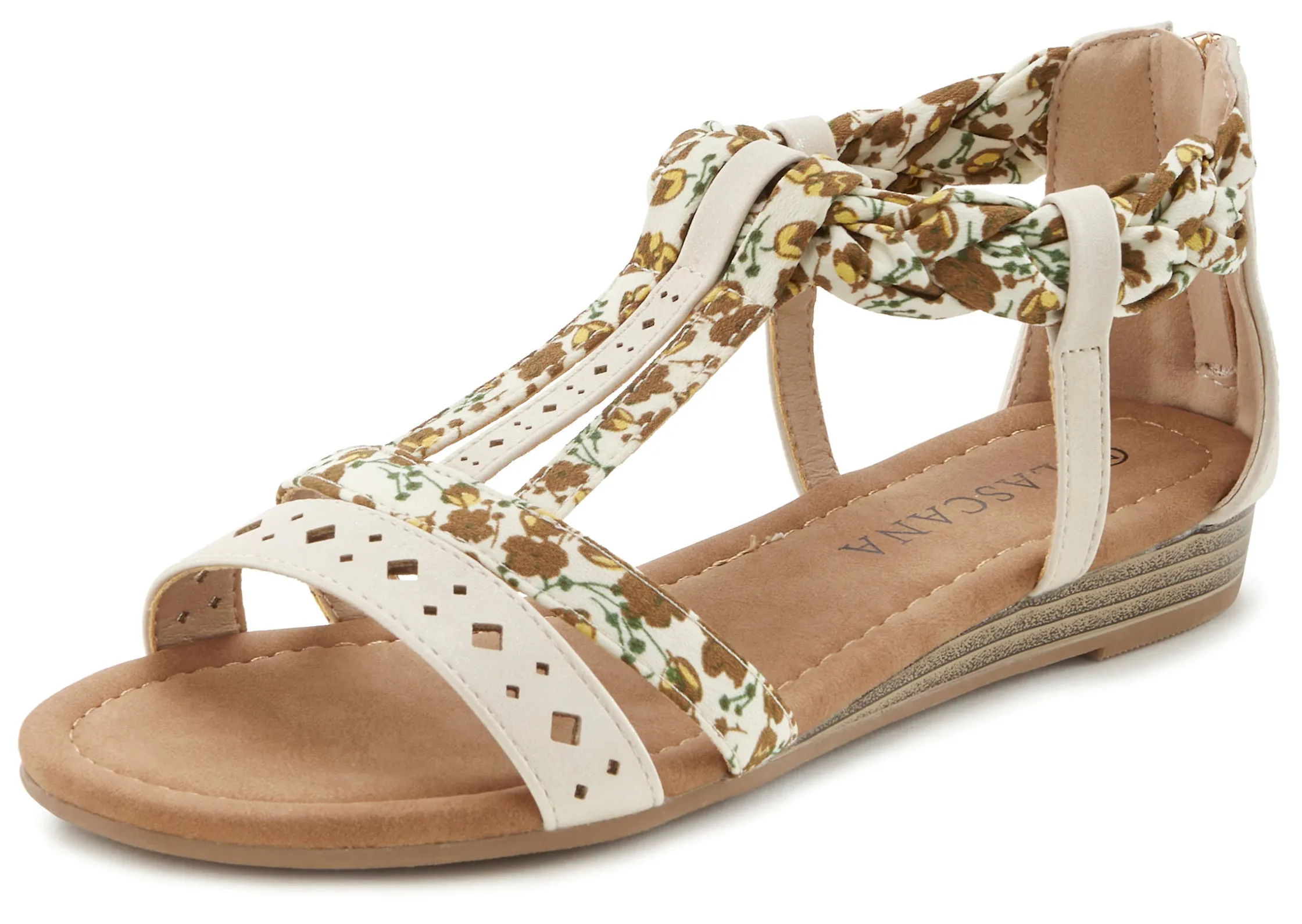 Sandalen & Sandaletten|LASCANA Sandale beige