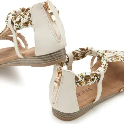 Sandalen & Sandaletten|LASCANA Sandale beige