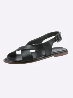 Sandalen & Sandaletten|heine Sandale schwarz