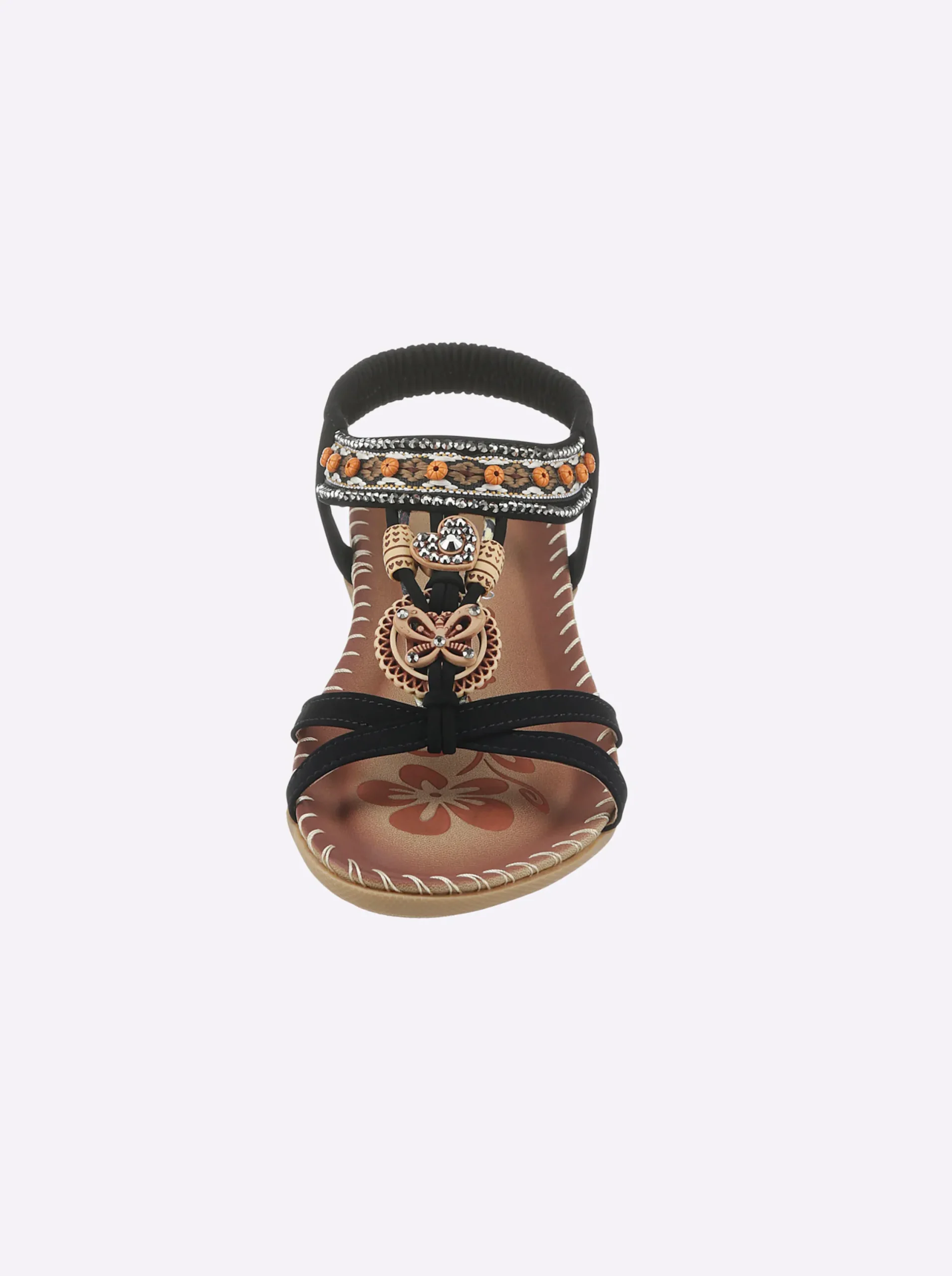 Sandalen & Sandaletten|Andrea Conti Sandale schwarz-bunt