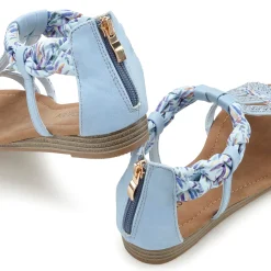 Sandalen & Sandaletten|LASCANA Sandale hellblau