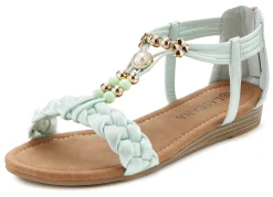 Sandalen & Sandaletten|LASCANA Sandale hellgrün