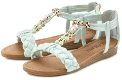 Sandalen & Sandaletten|LASCANA Sandale hellgrün