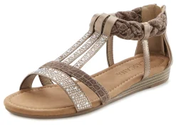 Sandalen & Sandaletten|LASCANA Sandale taupe