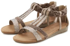 Sandalen & Sandaletten|LASCANA Sandale taupe