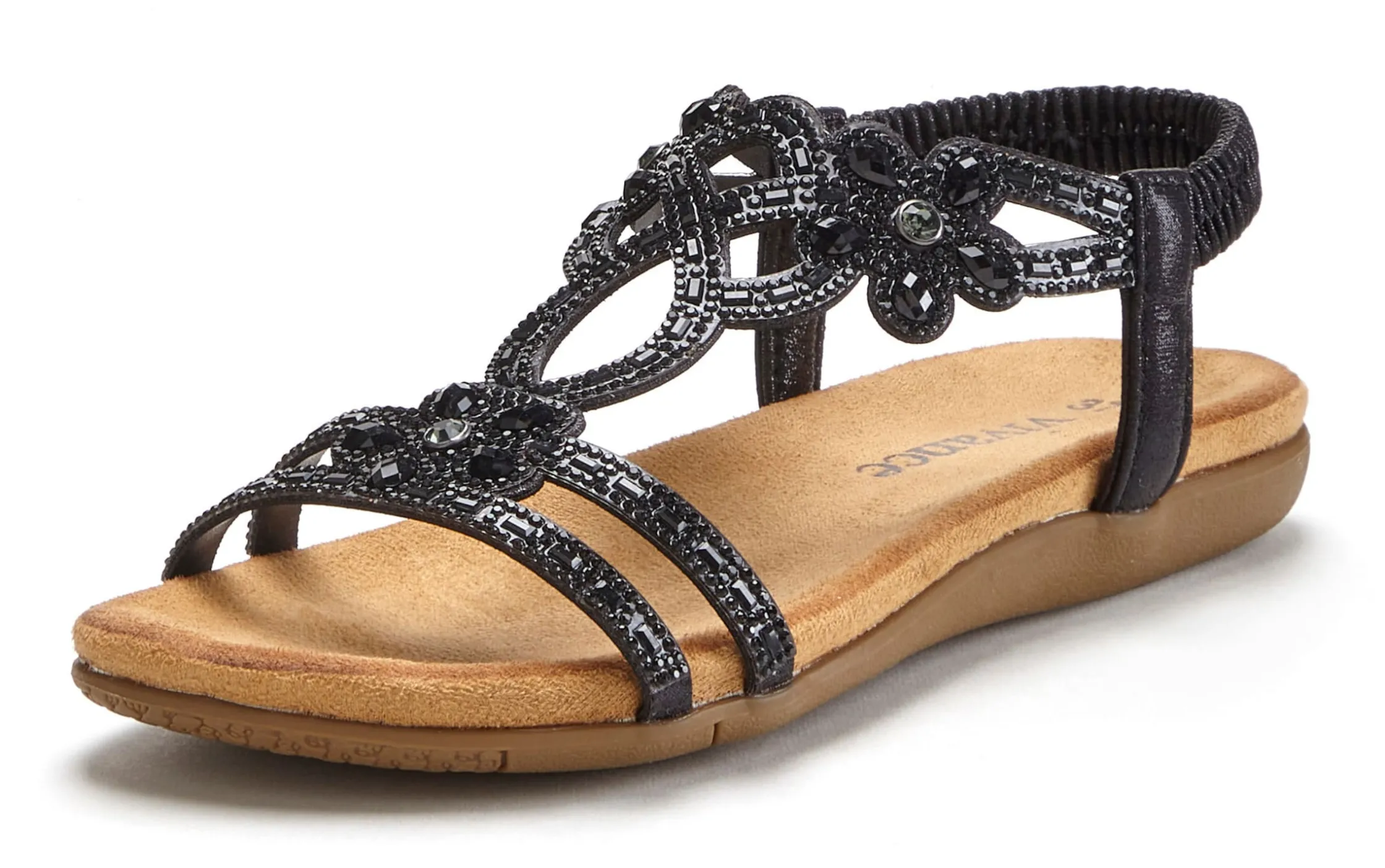 Sandalen & Sandaletten|Vivance Sandale schwarz
