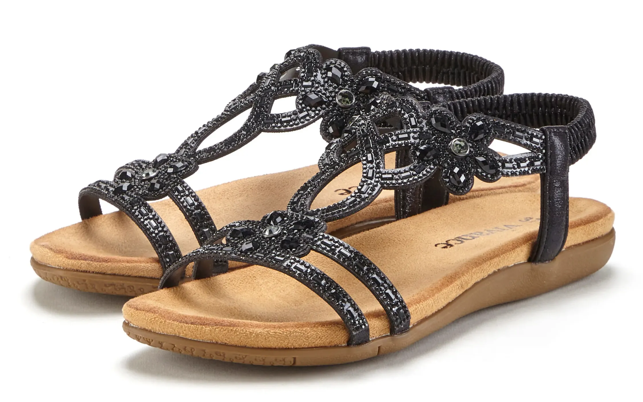 Sandalen & Sandaletten|Vivance Sandale schwarz