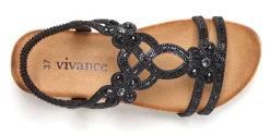 Sandalen & Sandaletten|Vivance Sandale schwarz