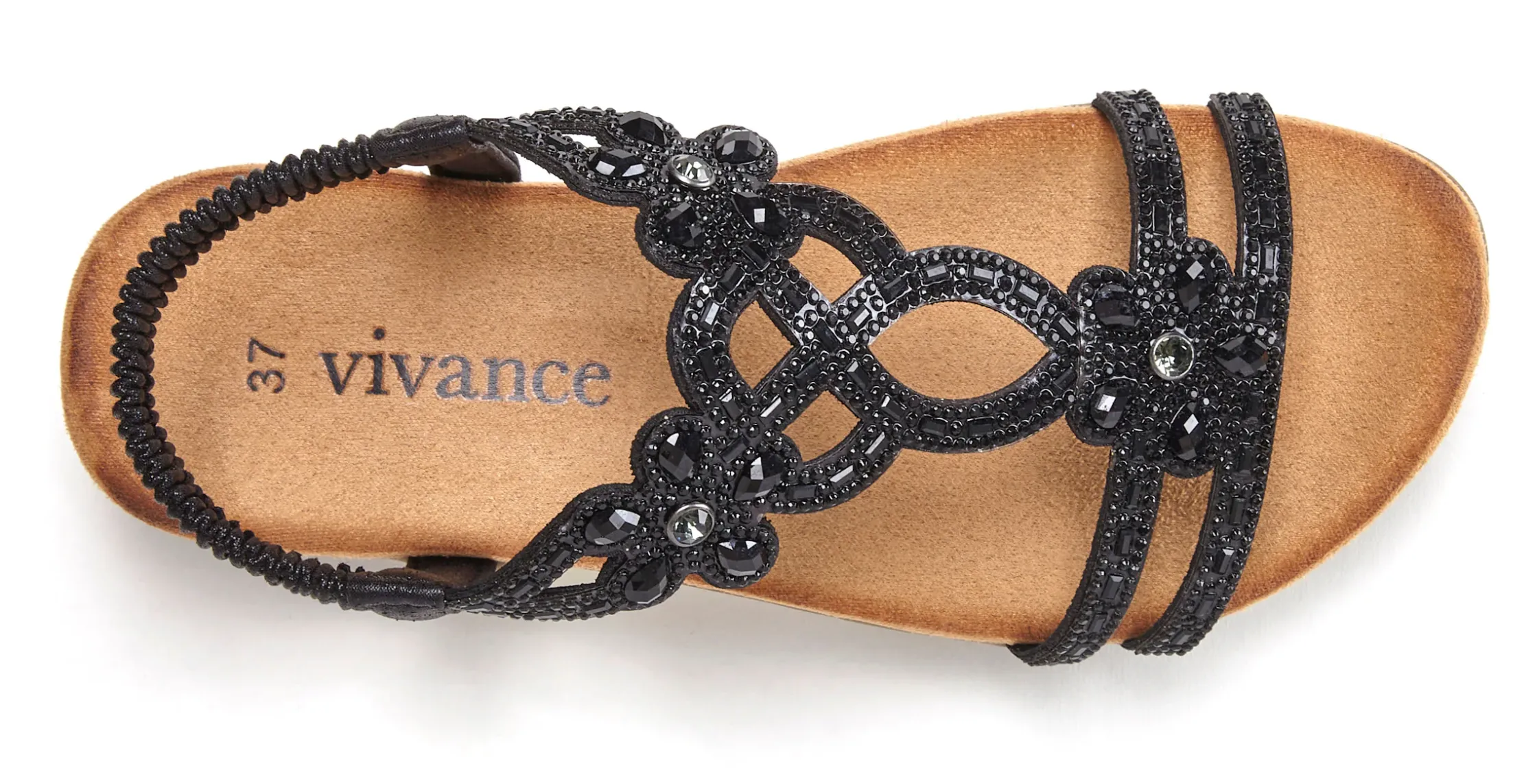Sandalen & Sandaletten|Vivance Sandale schwarz