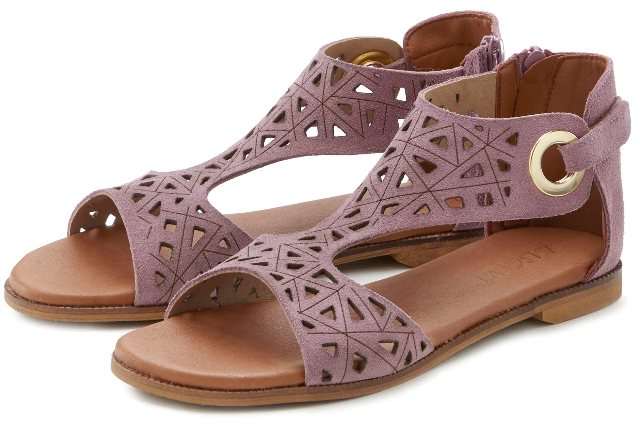 Sandalen & Sandaletten|LASCANA Sandale flieder