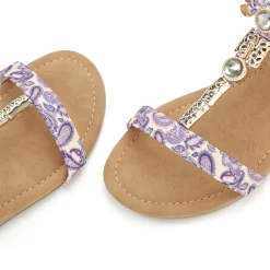 Sandalen & Sandaletten|LASCANA Sandale lila