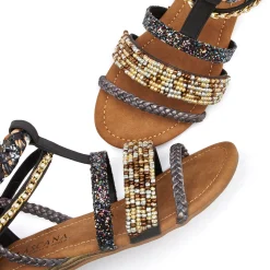 Sandalen & Sandaletten|LASCANA Sandale schwarz