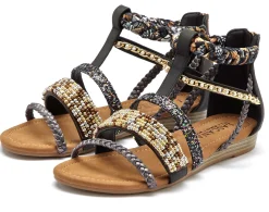 Sandalen & Sandaletten|LASCANA Sandale schwarz