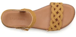 Sandalen & Sandaletten|LASCANA Sandale hellbraun