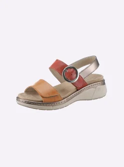Sandalen & Sandaletten|heine Sandale rot-orange