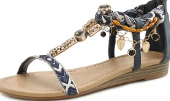 Sandalen & Sandaletten|LASCANA Sandale blau