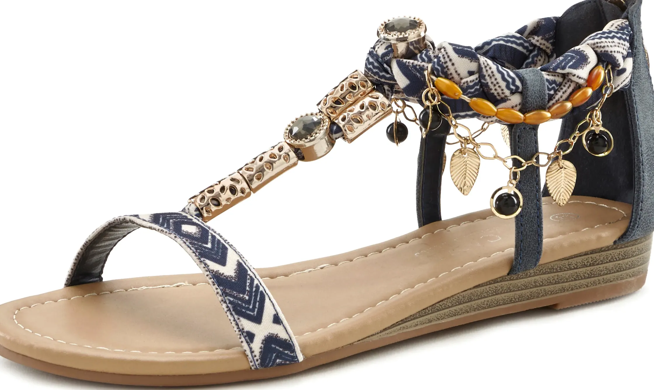 Sandalen & Sandaletten|LASCANA Sandale blau