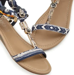 Sandalen & Sandaletten|LASCANA Sandale blau