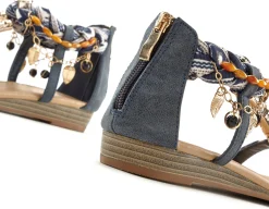Sandalen & Sandaletten|LASCANA Sandale blau